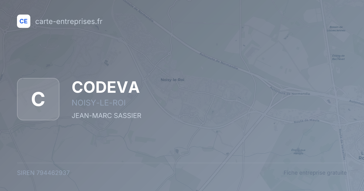 CODEVA — 794462937 — fiche entreprise