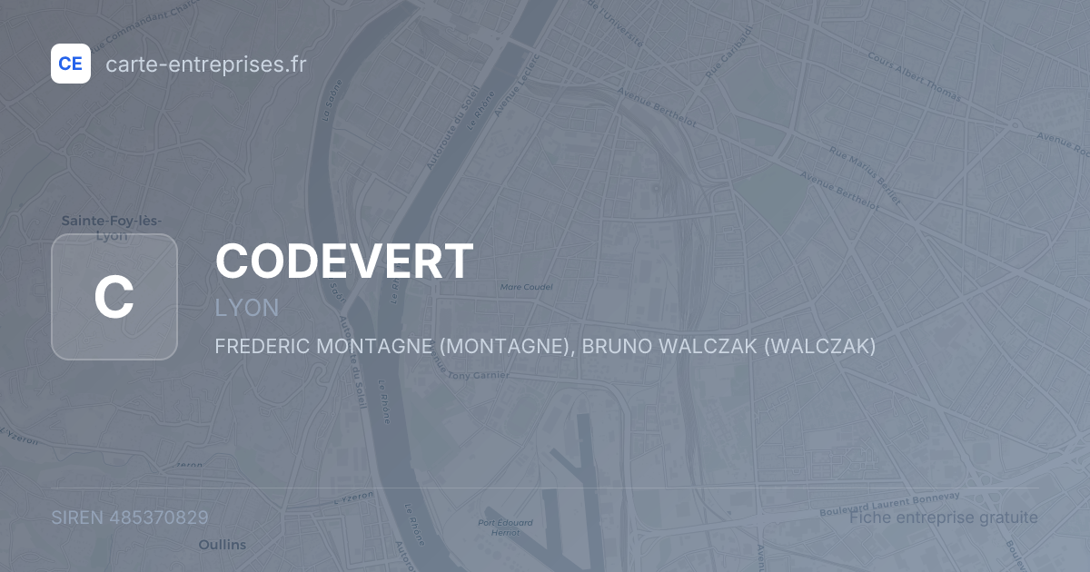 CODEVERT — 485370829 — fiche entreprise