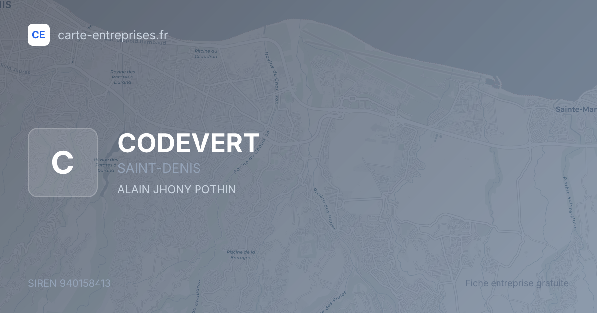 CODEVERT — 940158413 — fiche entreprise