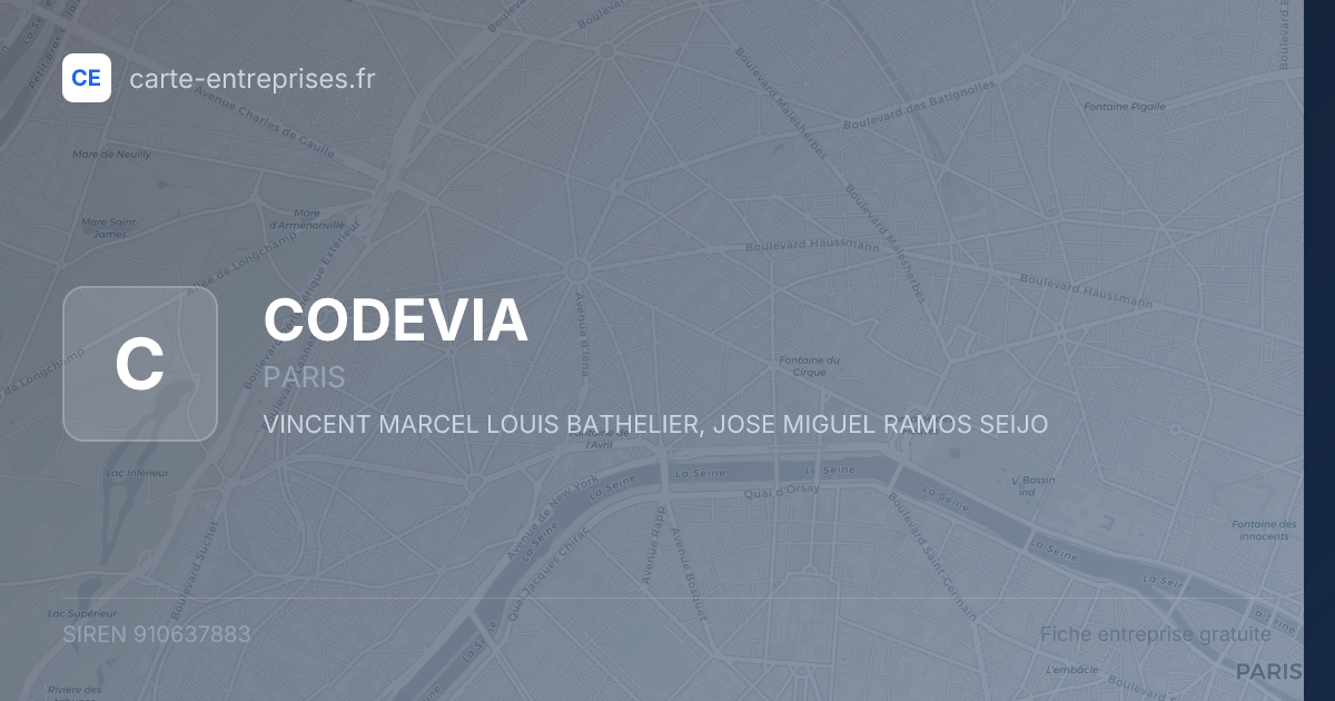 CODEVIA — 910637883 — fiche entreprise