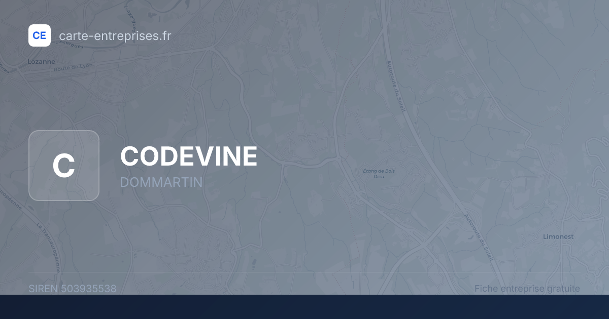 CODEVINE — 503935538 — fiche entreprise