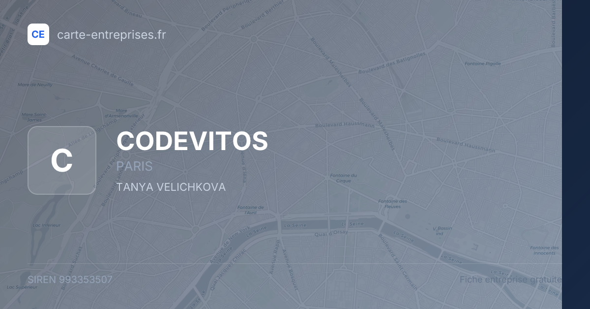 CODEVITOS — 993353507 — fiche entreprise