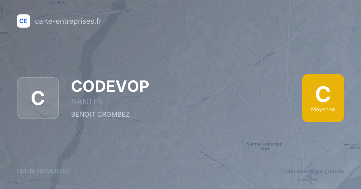 CODEVOP — 882900483 — fiche entreprise