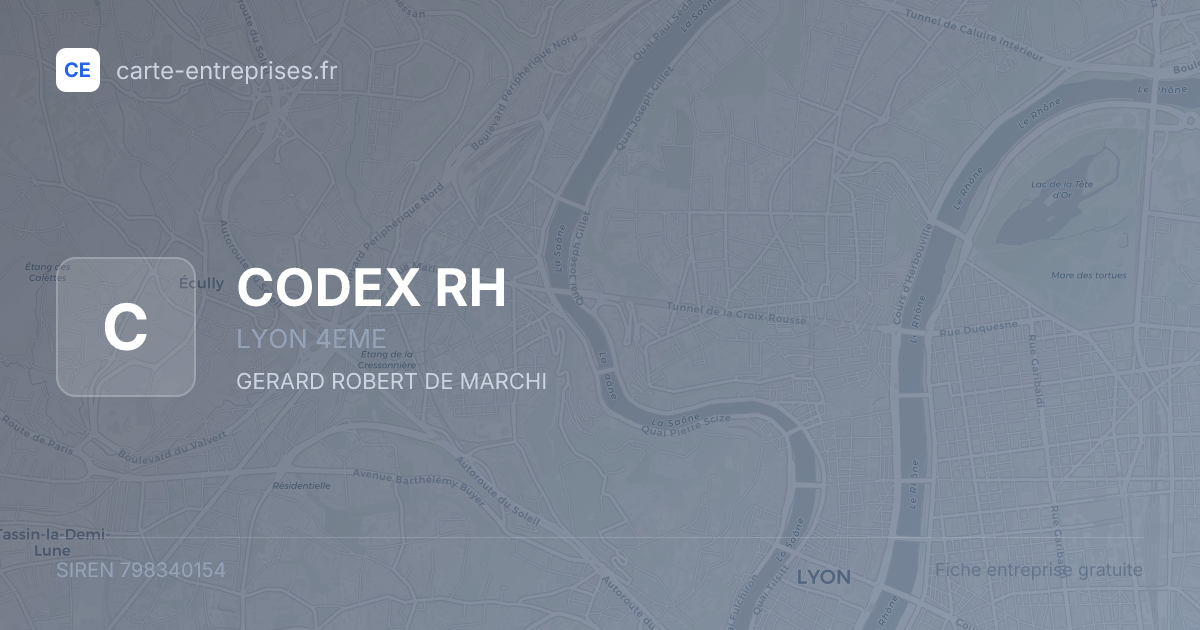 CODEX RH — 798340154 — fiche entreprise