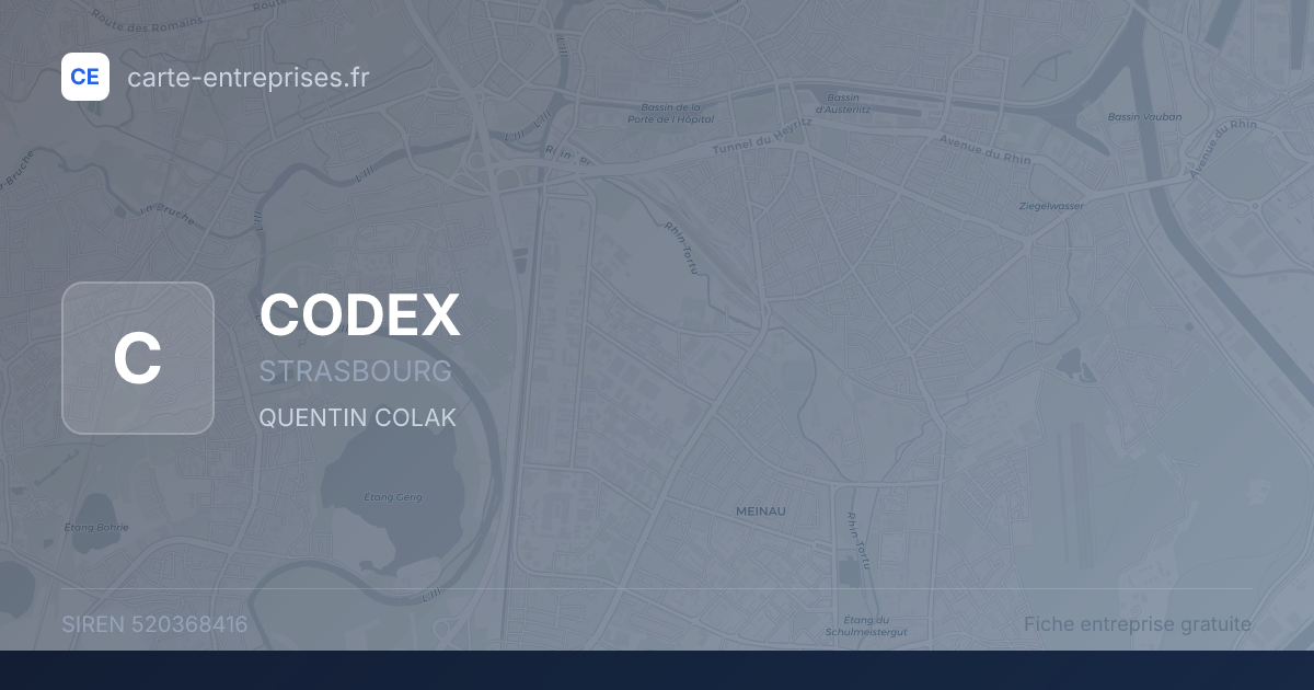 CODEX — 520368416 — fiche entreprise