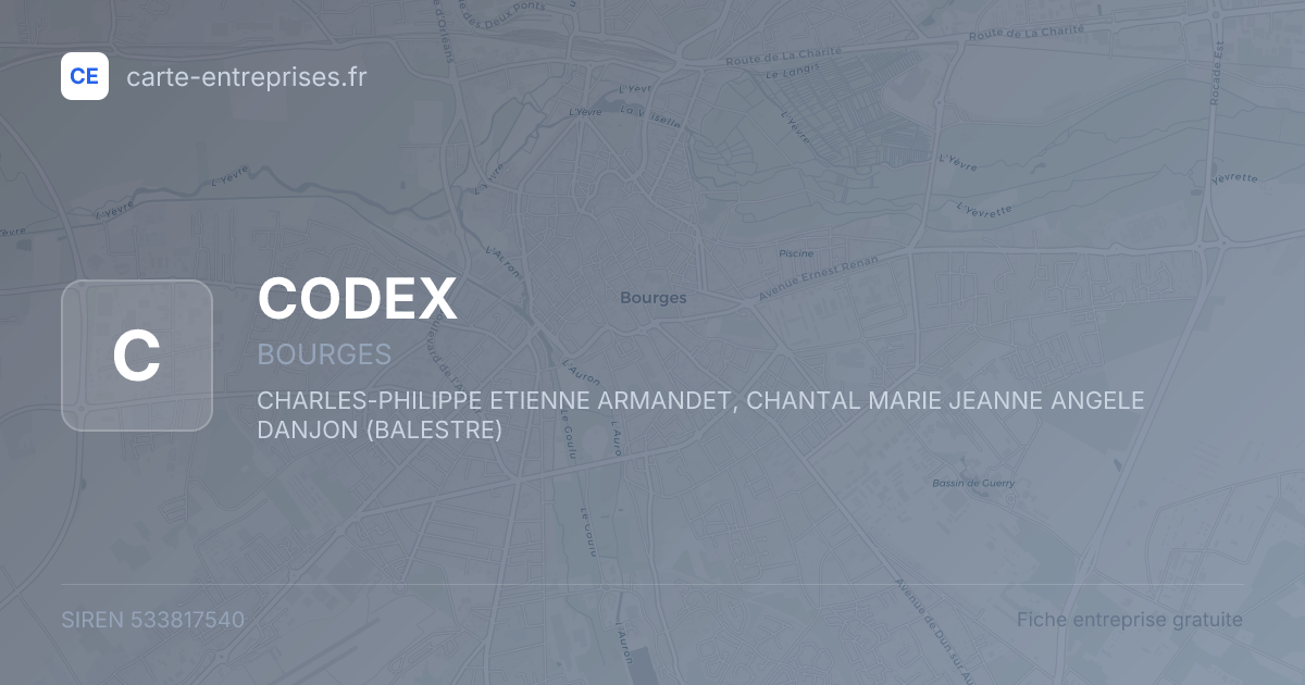 CODEX — 533817540 — fiche entreprise