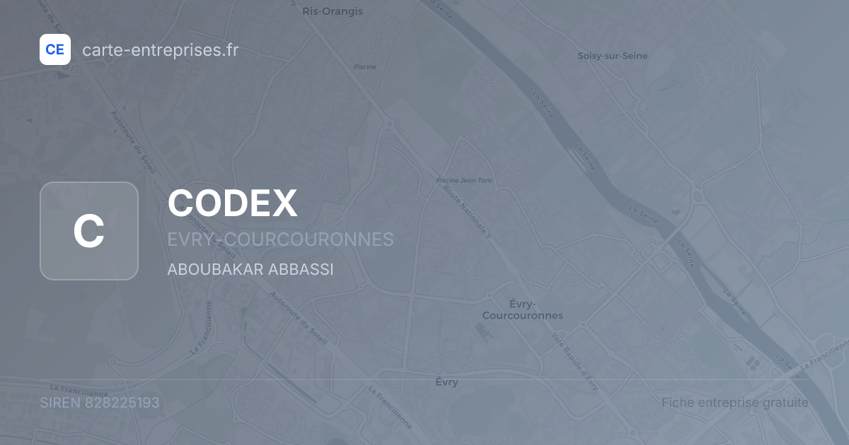 CODEX — 828225193 — fiche entreprise