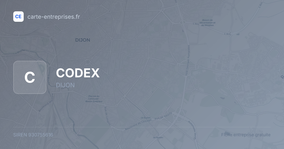 CODEX — 930755616 — fiche entreprise