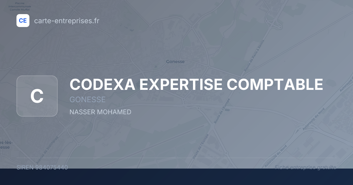 CODEXA EXPERTISE COMPTABLE — 984075440 — fiche entreprise