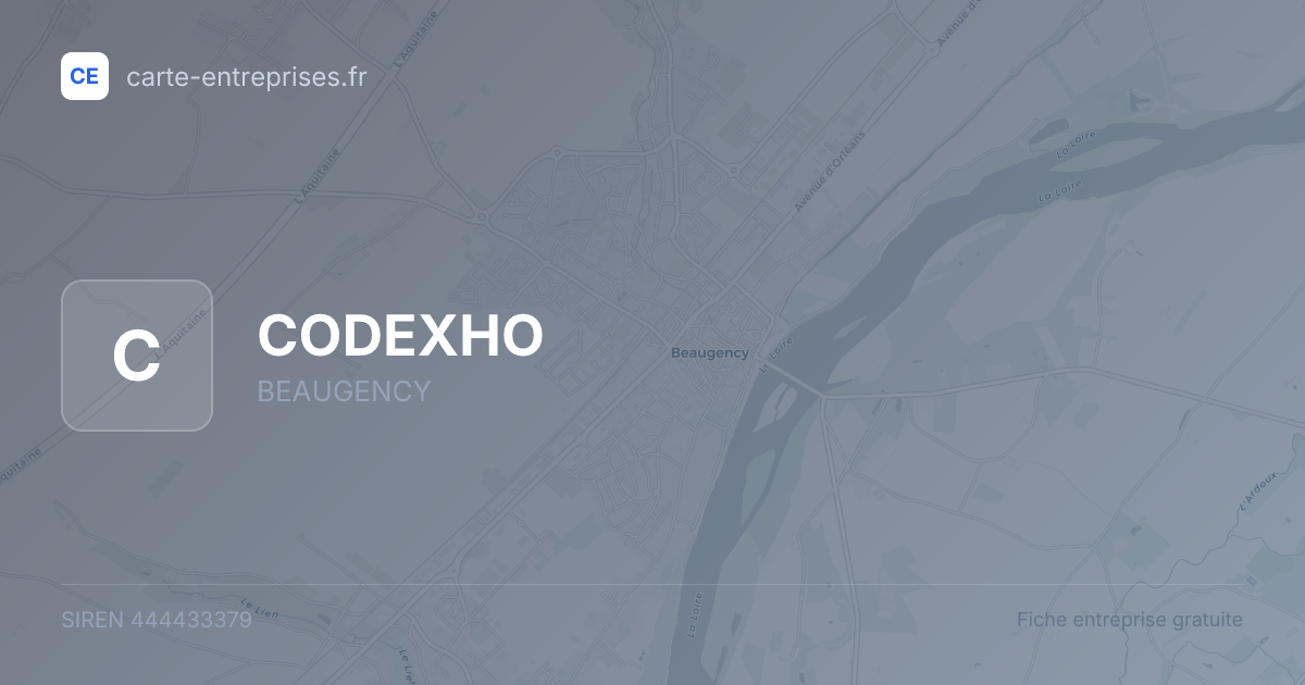 CODEXHO — 444433379 — fiche entreprise