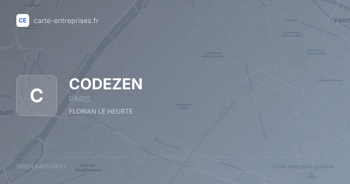 CODEZEN — 940104847 — fiche entreprise