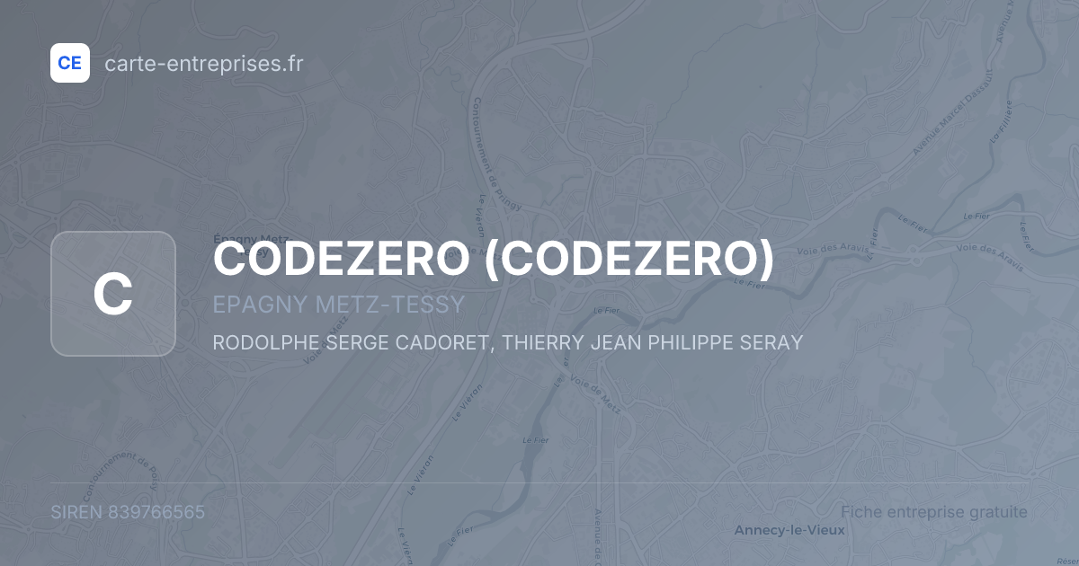 CODEZERO — 839766565 — fiche entreprise