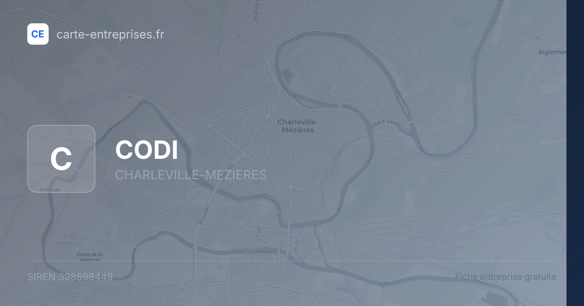 CODI — 398698449 — fiche entreprise