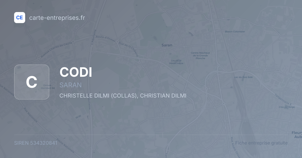 CODI — 534320841 — fiche entreprise