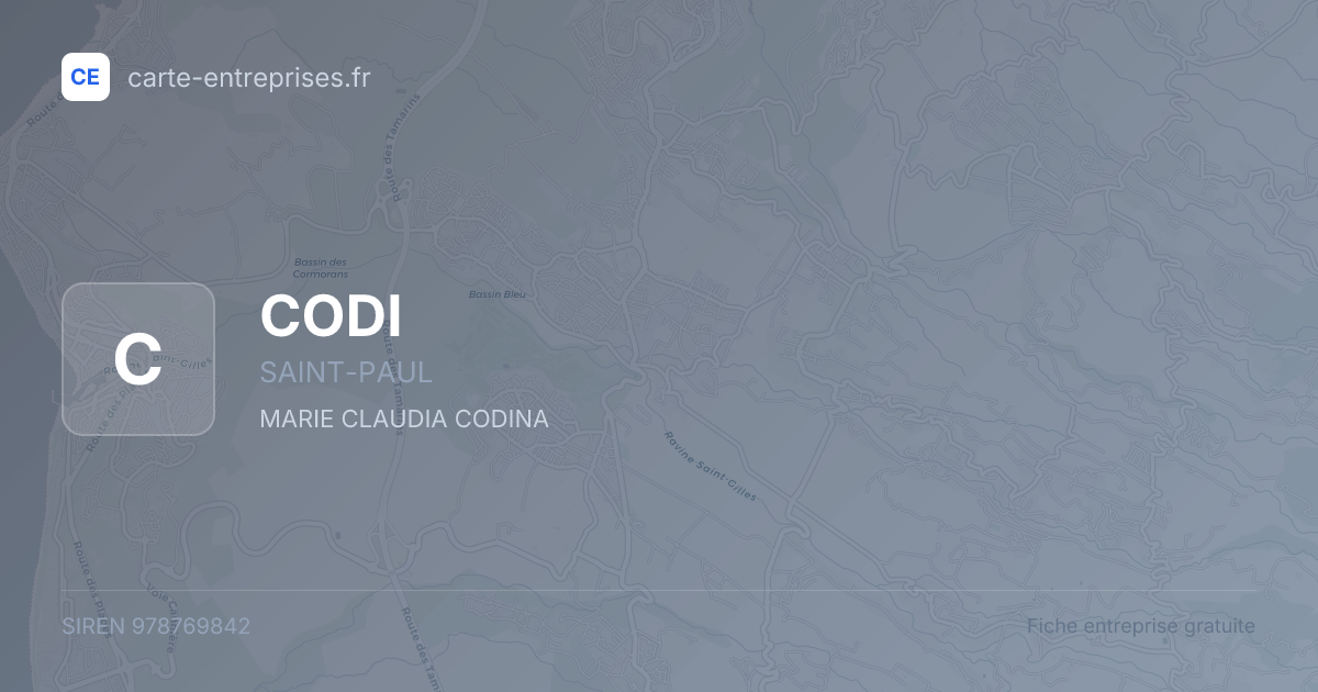 CODI — 978769842 — fiche entreprise