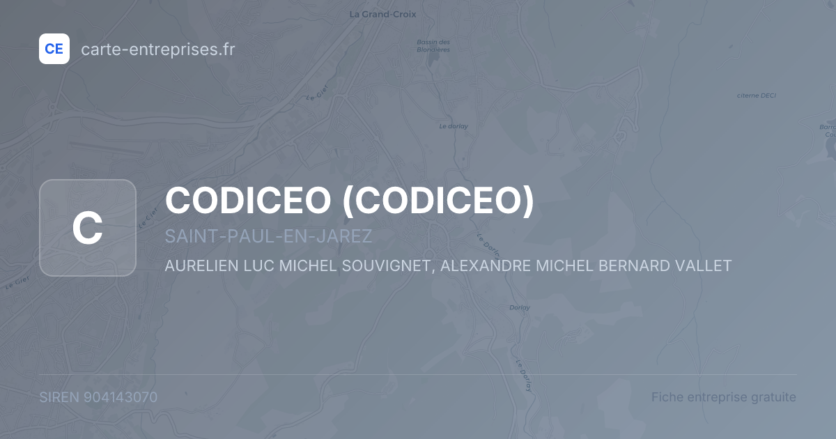 CODICEO — 904143070 — fiche entreprise