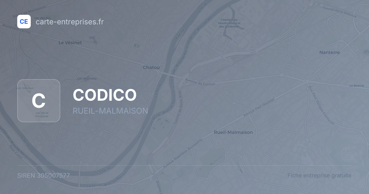 CODICO — 305007577 — fiche entreprise