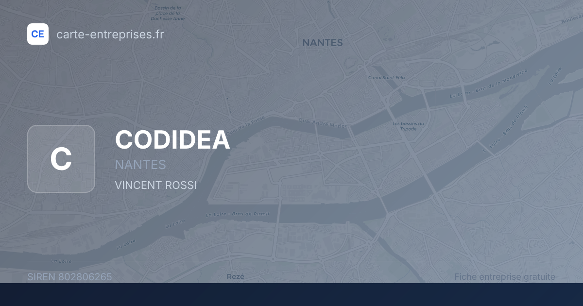 CODIDEA — 802806265 — fiche entreprise