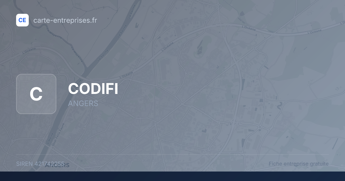 CODIFI — 421742255 — fiche entreprise