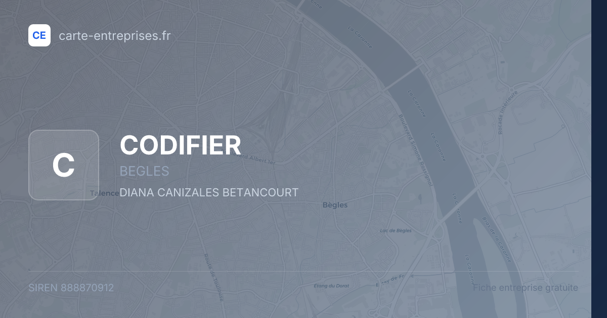 CODIFIER — 888870912 — fiche entreprise