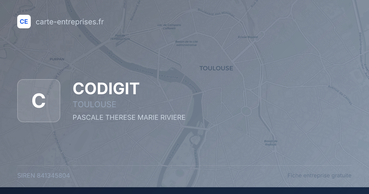 CODIGIT — 841345804 — fiche entreprise