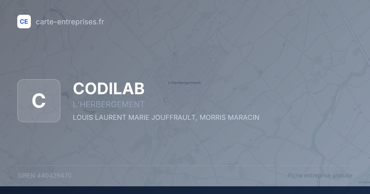 CODILAB — 440429470 — fiche entreprise