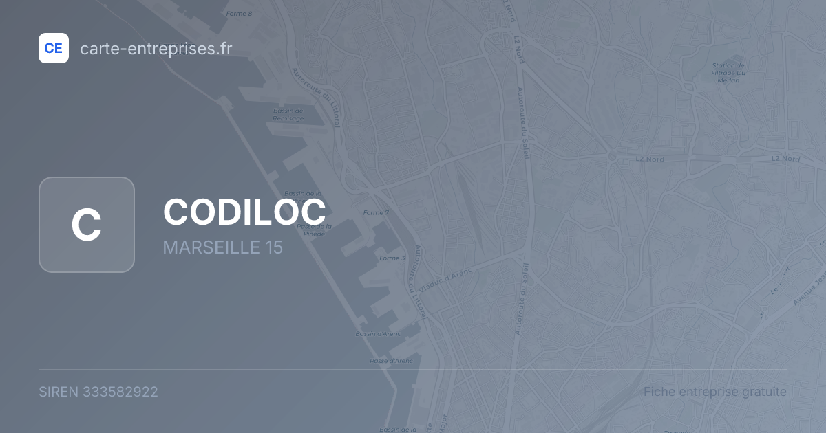 CODILOC — 333582922 — fiche entreprise