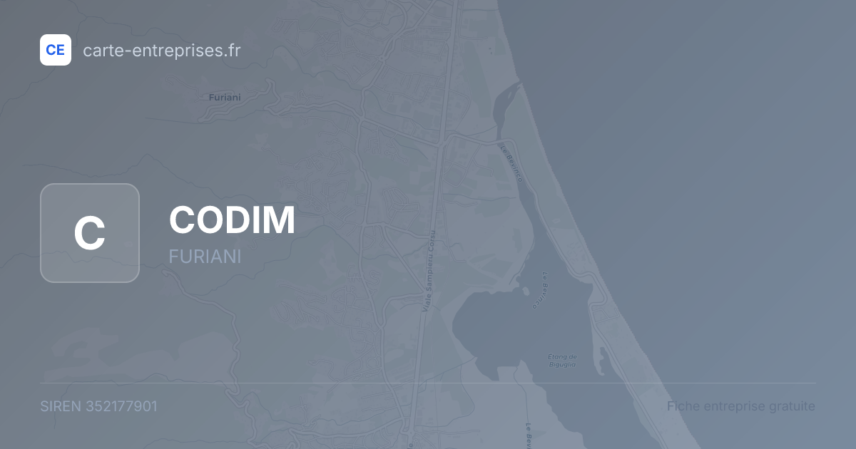 CODIM — 352177901 — fiche entreprise