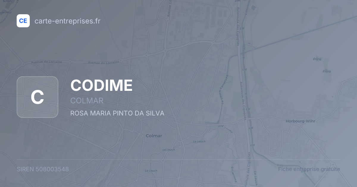 CODIME — 508003548 — fiche entreprise