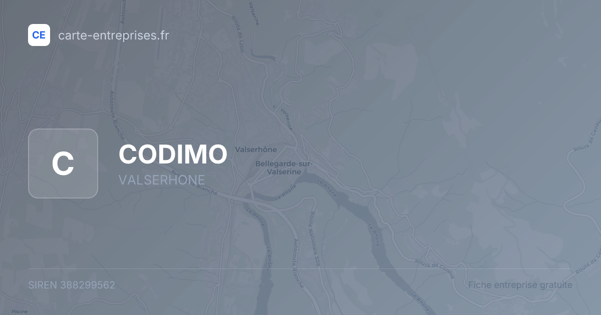 CODIMO — 388299562 — fiche entreprise