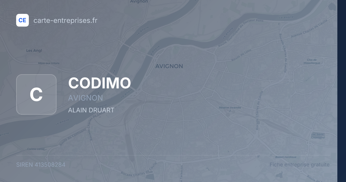 CODIMO — 413508284 — fiche entreprise