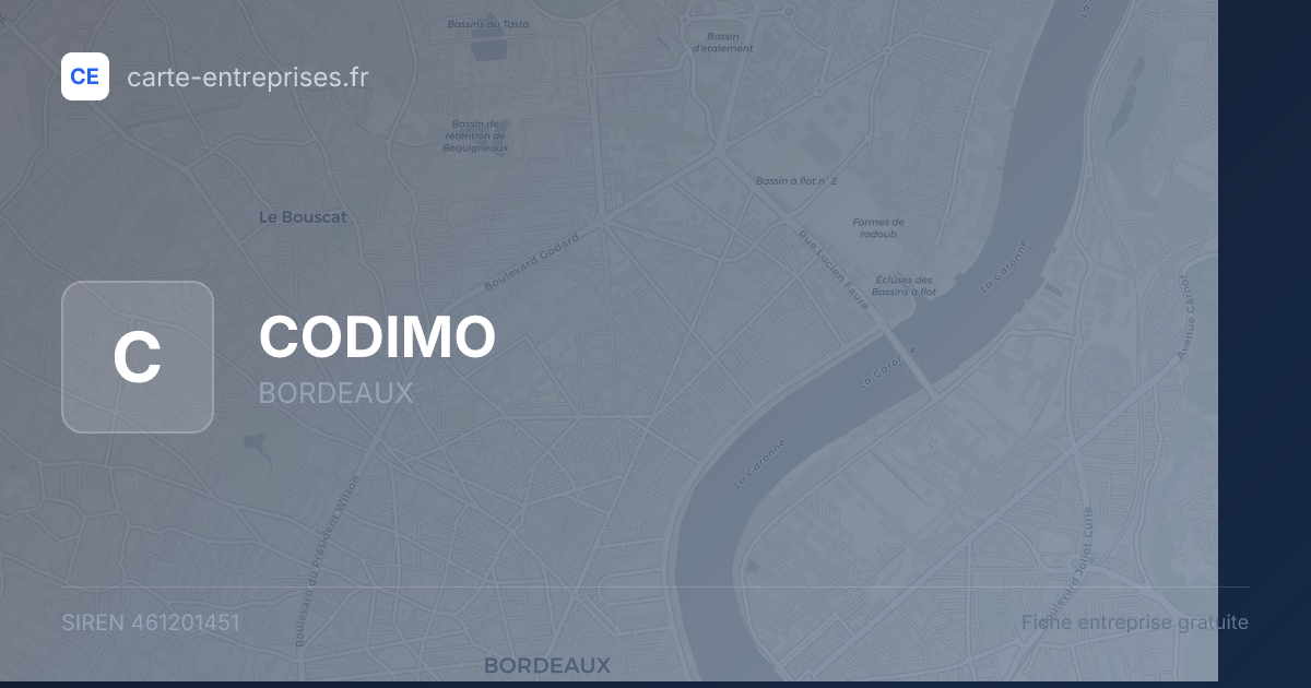 CODIMO — 461201451 — fiche entreprise