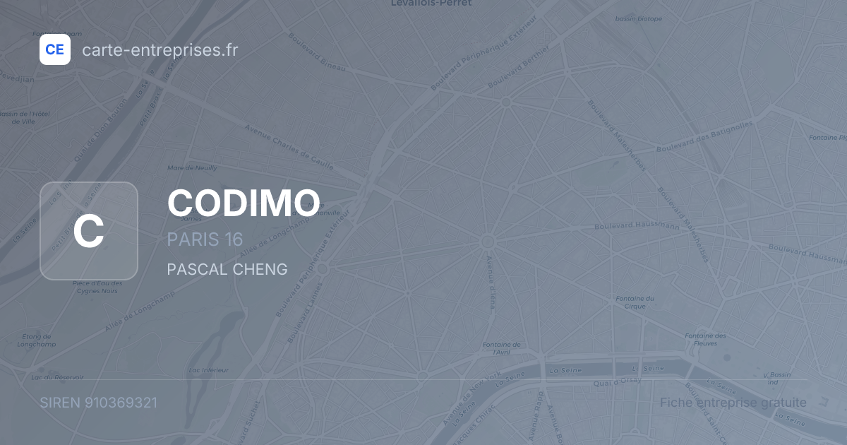 CODIMO — 910369321 — fiche entreprise