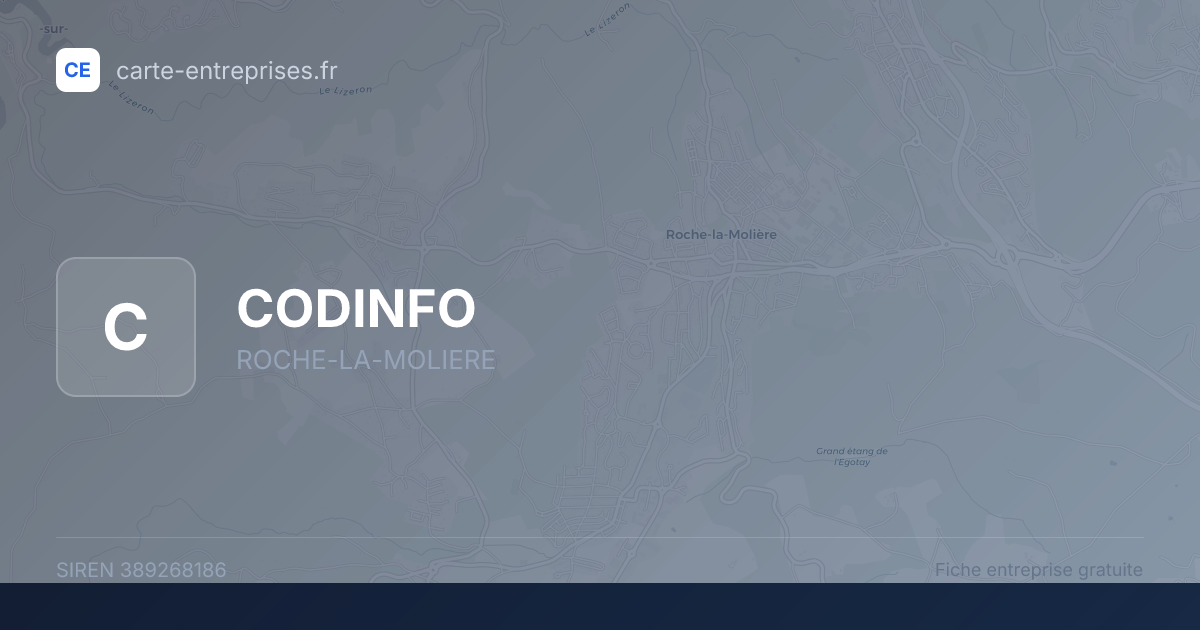CODINFO — 389268186 — fiche entreprise