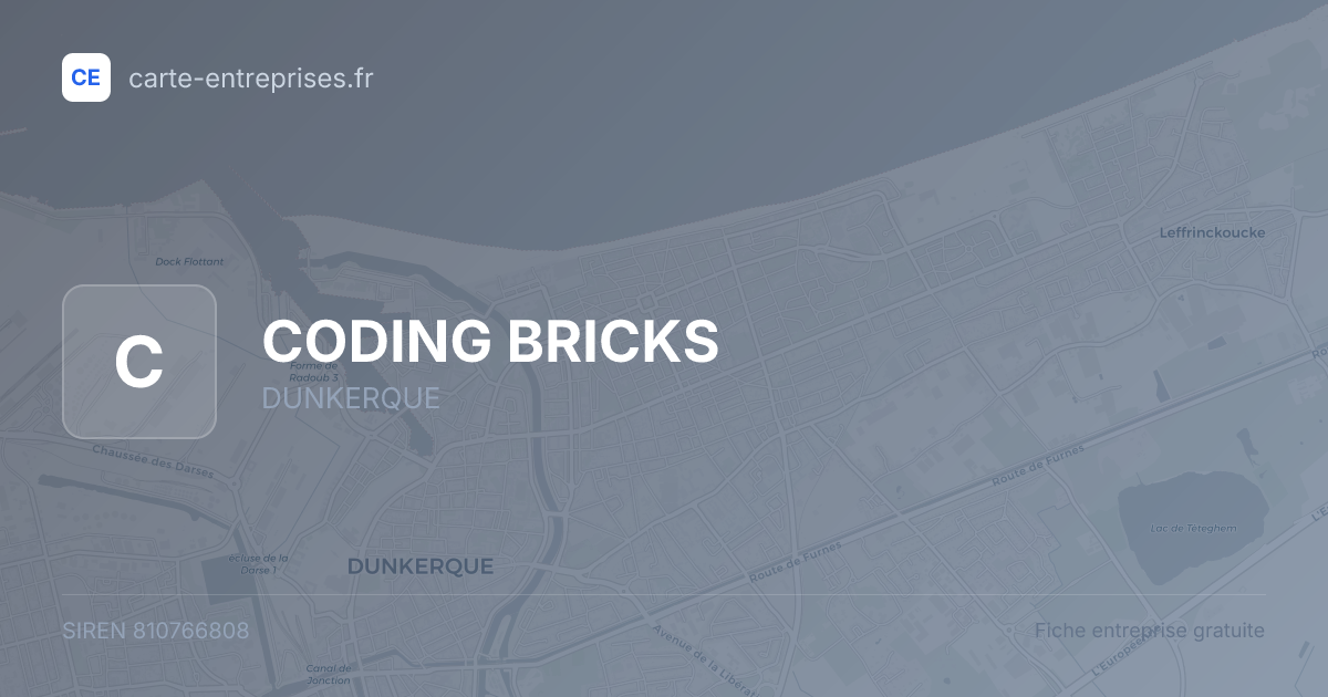CODING   BRICKS — 810766808 — fiche entreprise