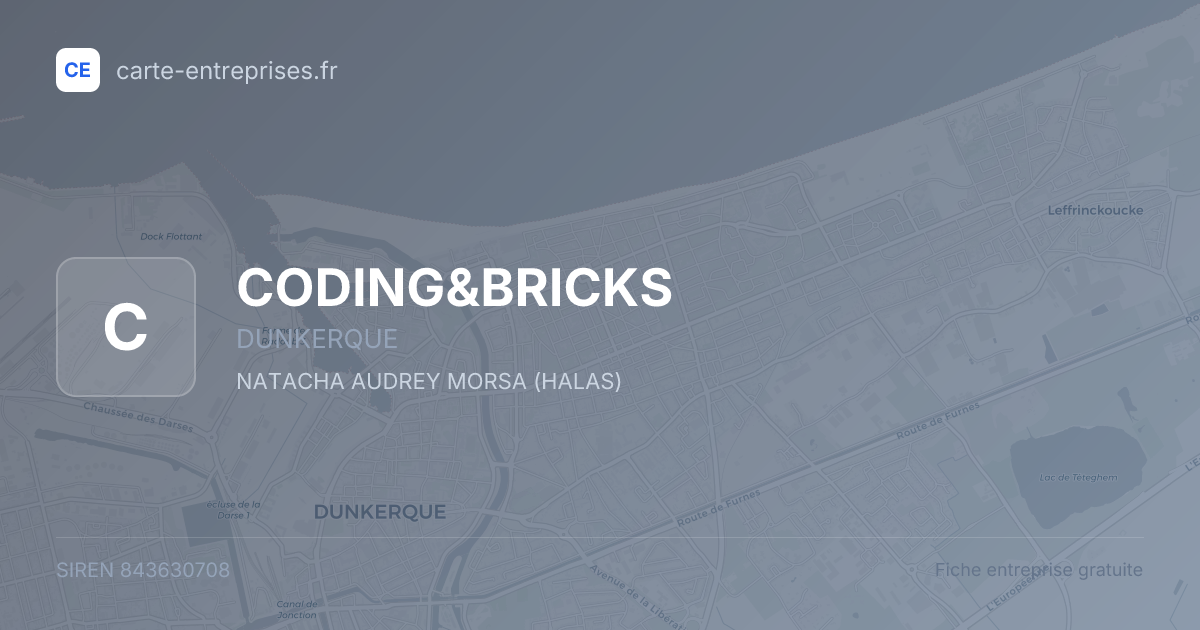 CODING&BRICKS — 843630708 — fiche entreprise
