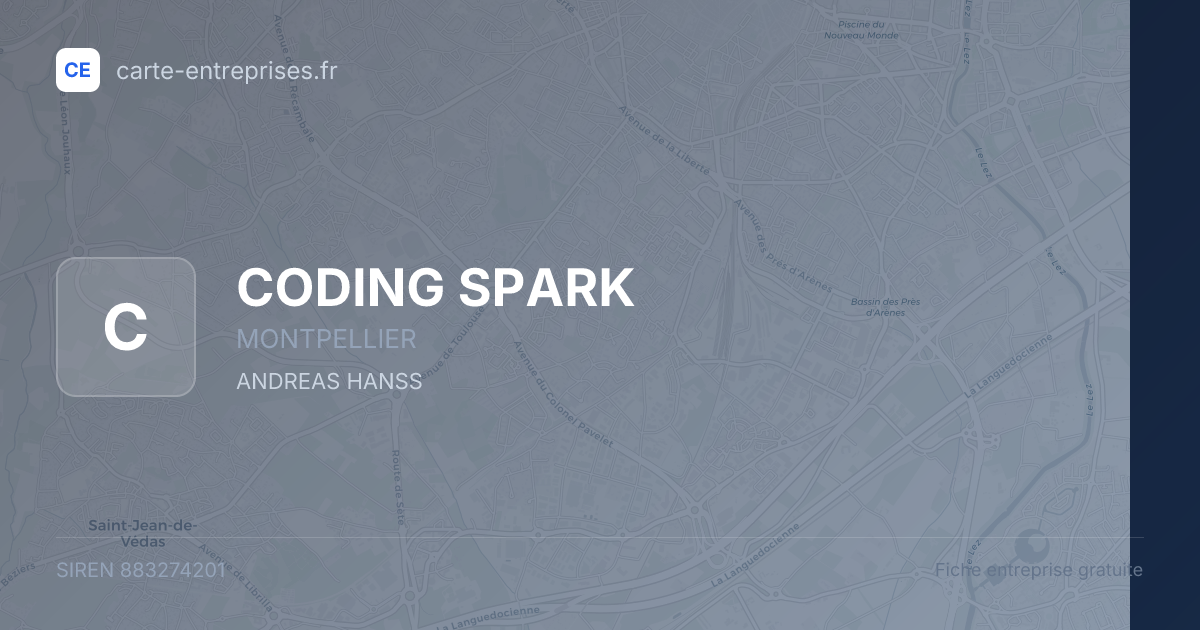 CODING SPARK — 883274201 — fiche entreprise