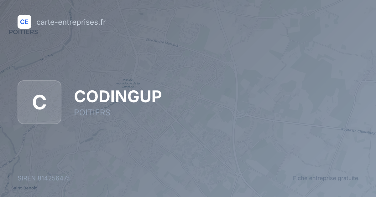 CODINGUP — 814256475 — fiche entreprise