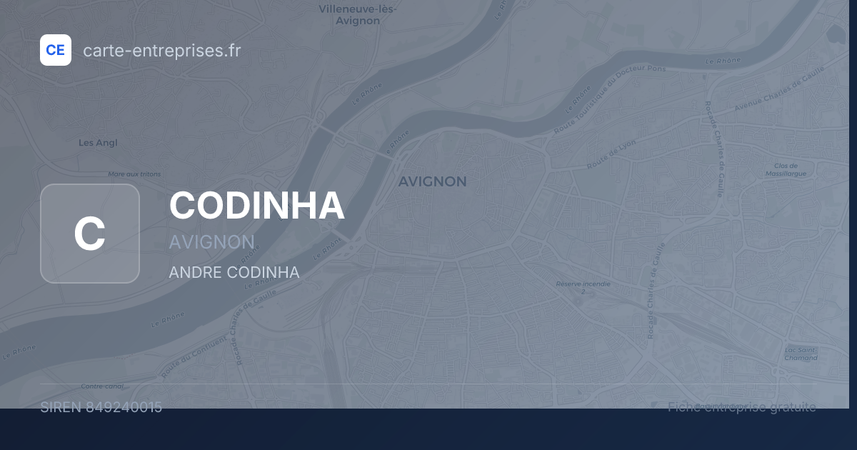 CODINHA — 849240015 — fiche entreprise