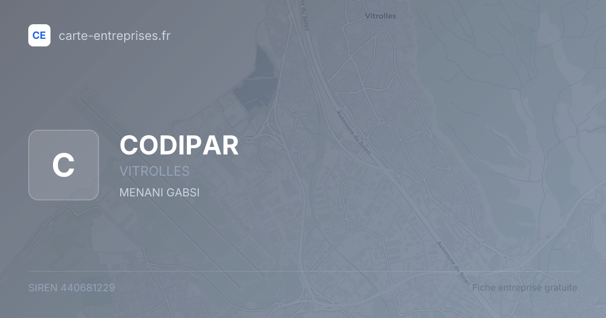 CODIPAR — 440681229 — fiche entreprise