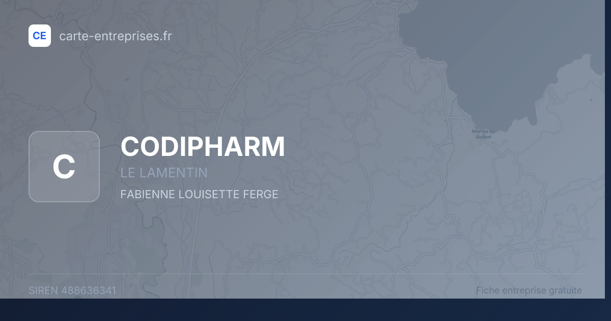 CODIPHARM — 488636341 — fiche entreprise