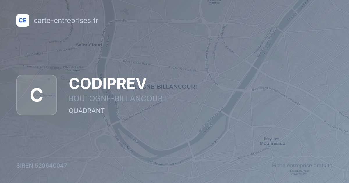 CODIPREV — 529640047 — fiche entreprise