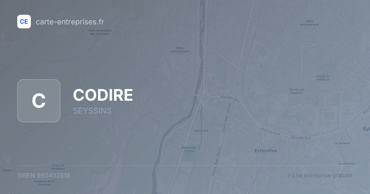 CODIRE — 950402818 — fiche entreprise