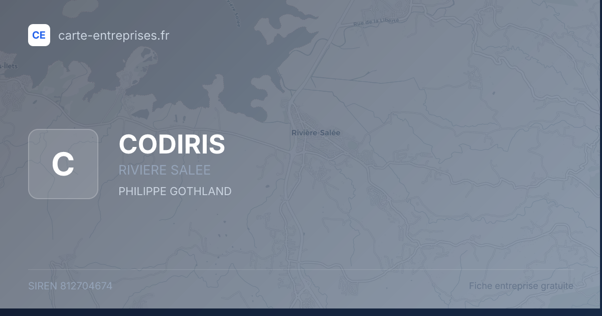CODIRIS — 812704674 — fiche entreprise
