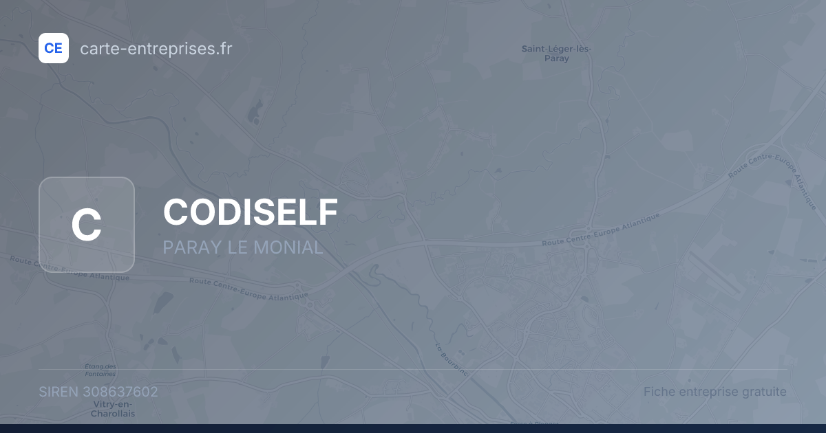 CODISELF — 308637602 — fiche entreprise