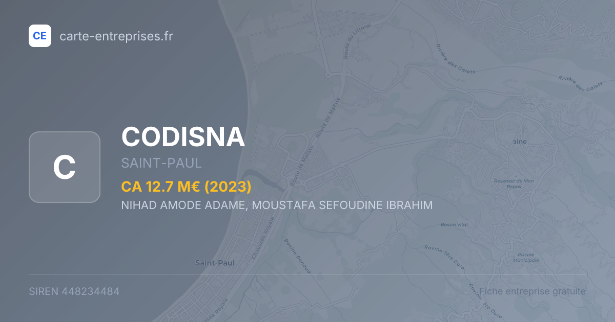 CODISNA — 448234484 — fiche entreprise