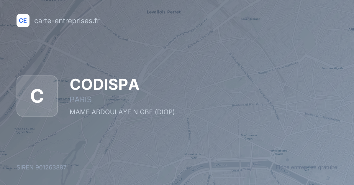 CODISPA — 901263897 — fiche entreprise