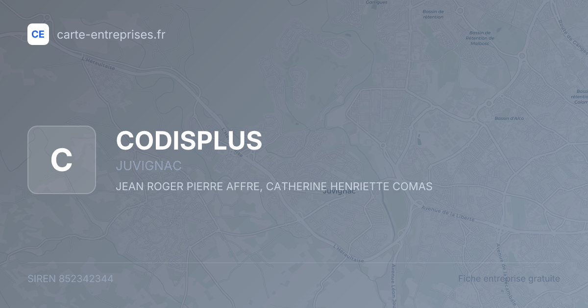 CODISPLUS — 852342344 — fiche entreprise