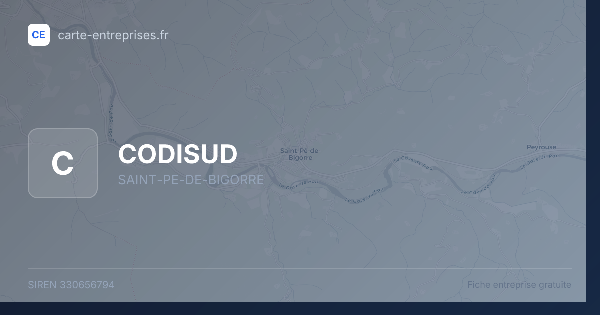 CODISUD — 330656794 — fiche entreprise