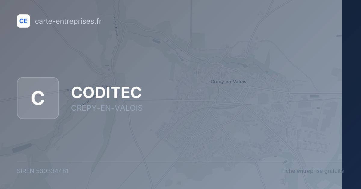 CODITEC — 530334481 — fiche entreprise